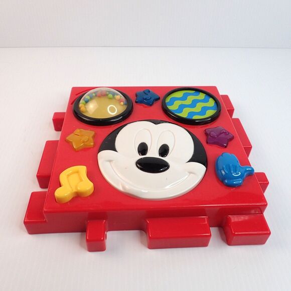 RARE! Mattel Disney Mickey Activity Cube REPLACEMENT Electronic Puzzle Block - Picture 2 of 6
